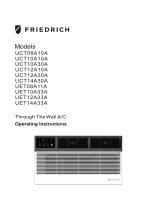 Friedrich UET14A33A Installation guide