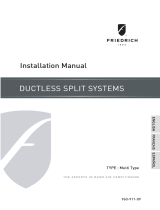 Friedrich MR36TQY3JMA Operating instructions