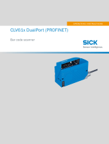SICK CLV61x DualPort (PROFINET) Bar code scanner Operating instructions