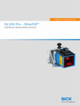 SICK DL100 Pro – EtherCAT® DISTANCE MEASURING DEVICE Operating instructions