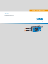SICK AOD1 Evaluation unit Operating instructions