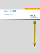 SICK deTec4 Ex II 3GD Operating instructions