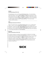 SICK Note - Operating Instructions UE48-2OS Operating instructions