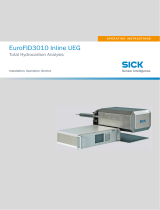 SICK EuroFID3010 - Inline UEG version Operating instructions