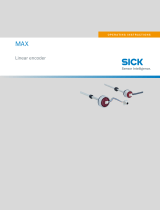 SICK MAX Linear encoder Operating instructions
