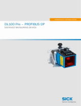 SICK DL100 Pro - PROFIBUS DP  Distance measuring device Operating instructions