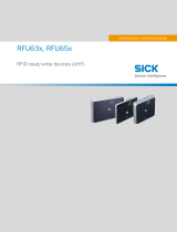 SICK RFU63x, RFU65x RFID Write/Read Devices (UHF) Operating instructions