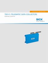 SICK TDC-E (TELEMATIC DATA COLLECTOR) Operating instructions