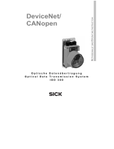 SICK DeviceNet/CANopen - Optische Datenübertragung / Optical Data Transmission System ISD300 Operating instructions