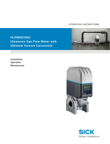 SICK FLOWSIC500 Ultrasonic Gas Flow Meter Operating instructions
