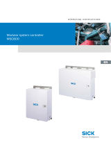 SICK MSC800 Modular System Controller Operating instructions