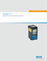 SICK Profiler 2 Short Range Distance Sensor Operating instructions