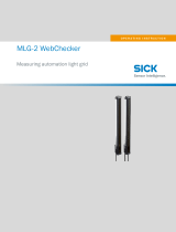 SICK MLG-2 WebChecker Operating instructions