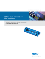 SICK CDF600-0100 PROFIBUS-DP Field bus module Operating instructions