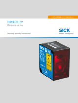 SICK DT50-2 PRO Distance sensor Operating instructions