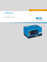 SICK LMS4000 2D LiDAR sensors Operating instructions