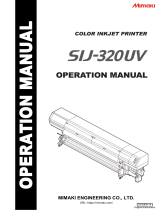 MIMAKI SIJ-320UV Operating instructions