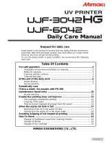 MIMAKI UJF-3042HG User manual