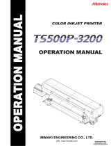 MIMAKI TS500P-3200 Operating instructions