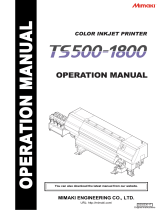 MIMAKI TS500-1800 Operating instructions