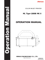 MIMAKI Tiger-1800B MkII Operating instructions