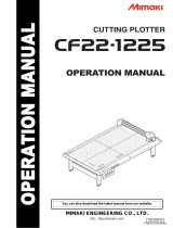MIMAKI CF22-1225 Operating instructions