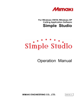 MIMAKI Simple Studio Operating instructions