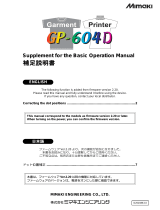MIMAKI GP-604 Operating instructions