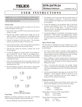 RTS Btr-24 & tr-24 User manual