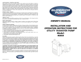 Superior Pump 90050 Owner's manual