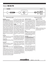 Panamax M5100-PM User manual