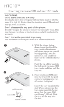 HTC 10 Quick start guide