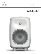 Genelec G Three Stereo Pair Operating instructions