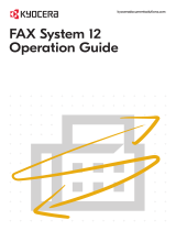 KYOCERA Fax System 12 User guide