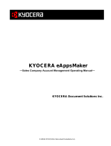 KYOCERA eAppsMaker User guide