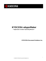 KYOCERA eAppsMaker User guide