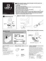 Cateye Loop 2 [SL-LD140-R-BE] User manual