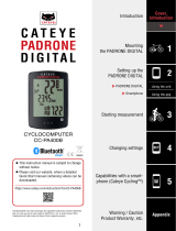 Cateye Padrone Digital [CC-PA400B] User manual