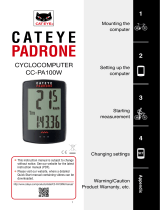 Cateye Padrone [CC-PA100W] User manual