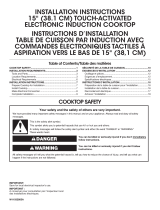 JennAir JIC4715GS Installation guide