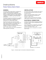Simrad Power failure alarm panel Operating instructions