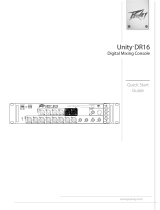 Peavey UNITY DR16 16-Channel Digital Mixer Owner's manual