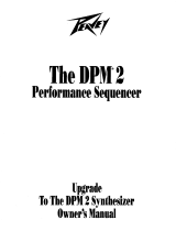 Peavey DPM 2 Performance Sequencer Owner's manual