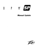 Peavey DPM SP Owner's manual