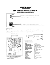 Peavey MA Series Module MPE-X Owner's manual