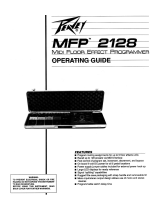 Peavey MFP 2128 MIDI Floor Effect Programmer User manual