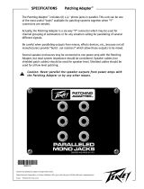 Peavey Patching Adapter Owner's manual