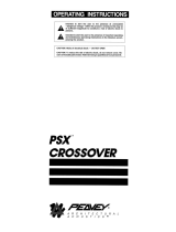 Peavey PSX Crossover Owner's manual