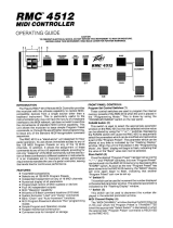 Peavey RMC 4512 MIDI Controller Owner's manual