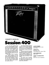 Peavey Session 400 Owner's manual